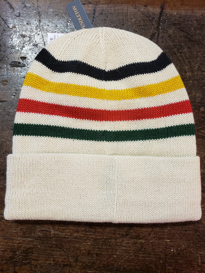 Pendleton Knit Beanie in Glacier Stripe