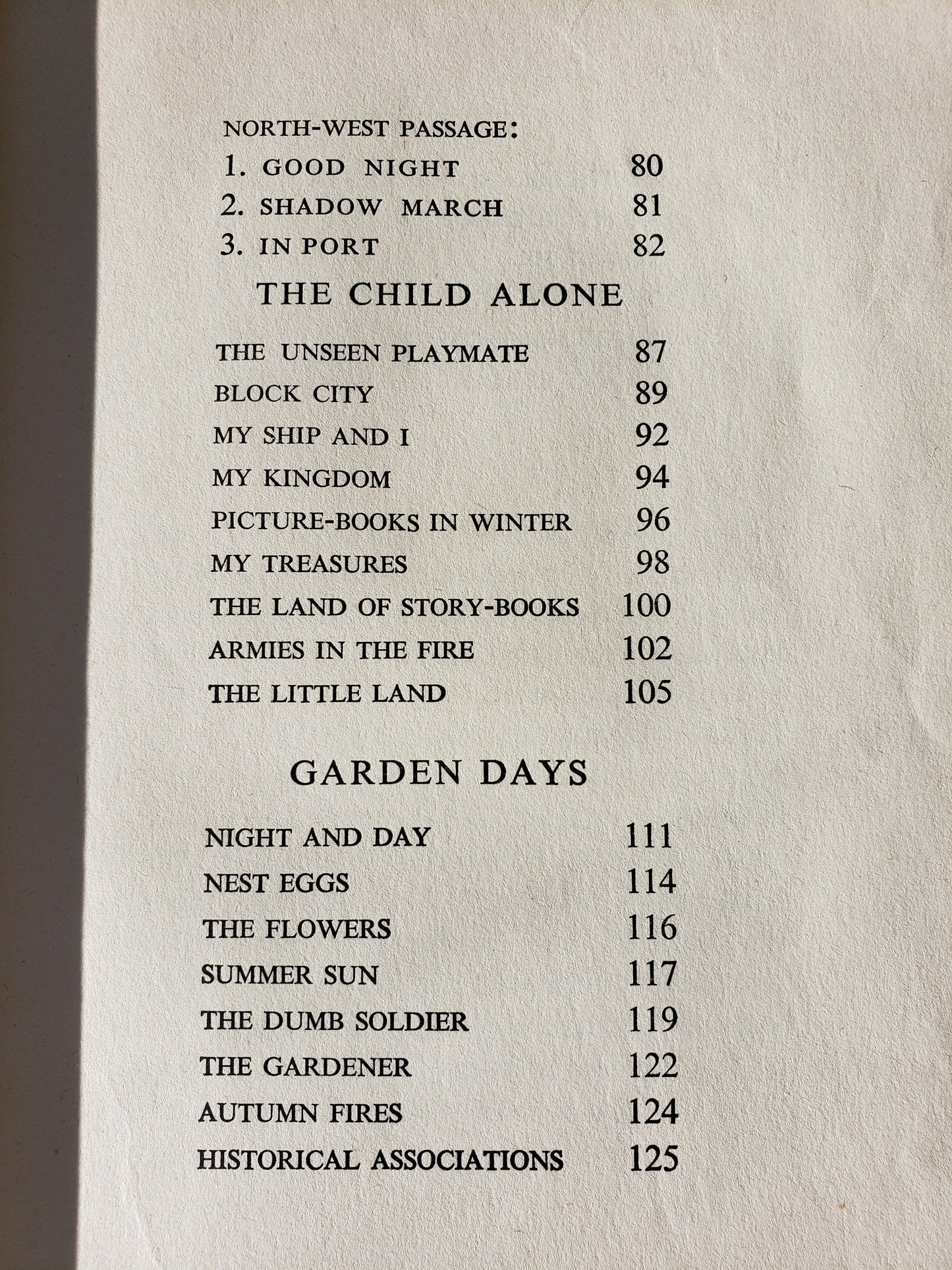 A Child's Garden of Verses, by Robert Louis Stevenson