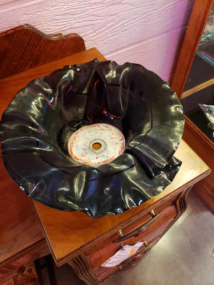 Vinyl record bowl