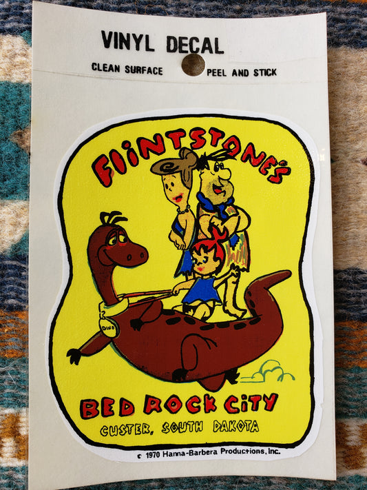 Flintstones Bedrock City Vinyl Decal