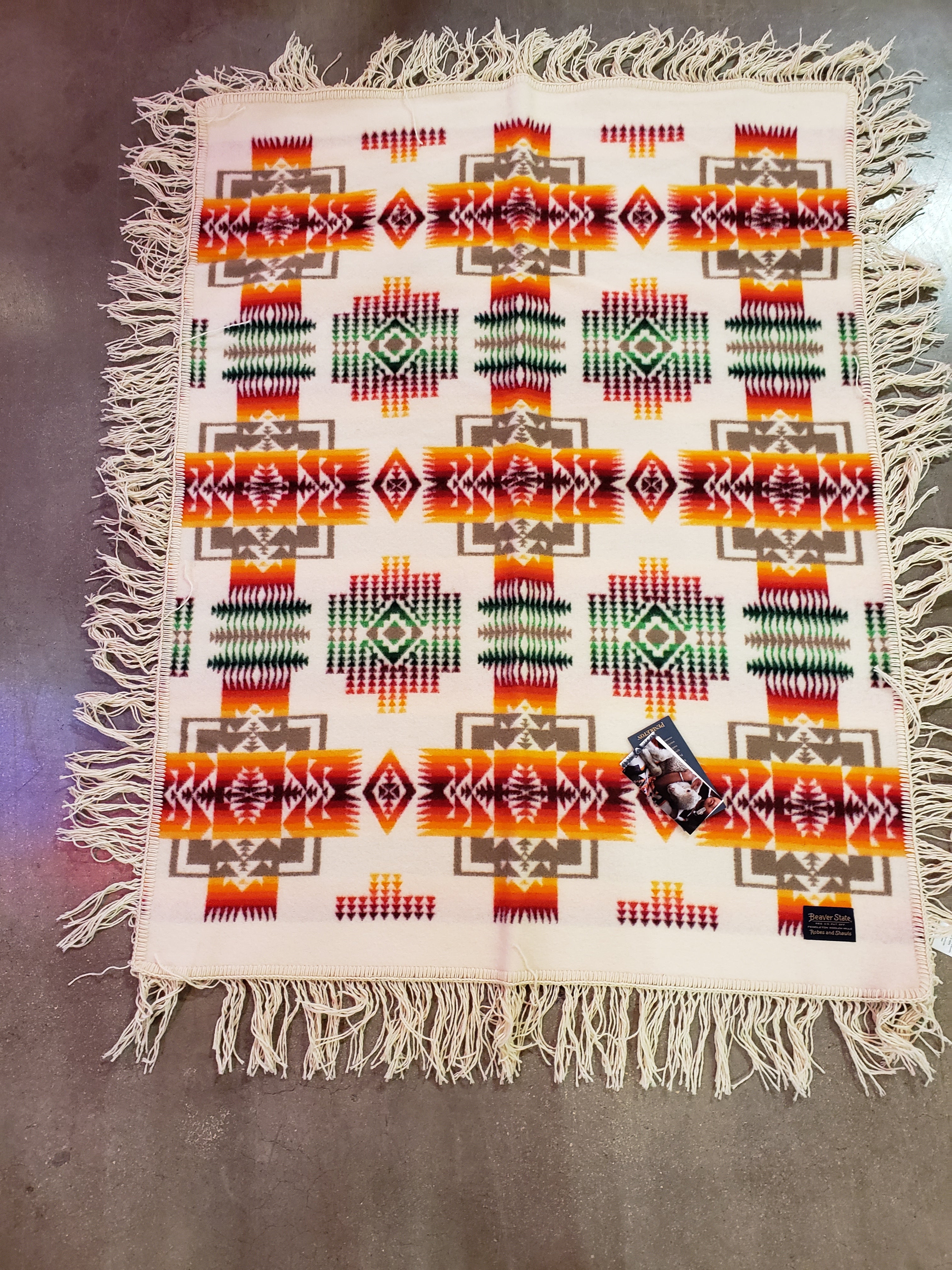 Chief Joseph Crib Fringe Shawl