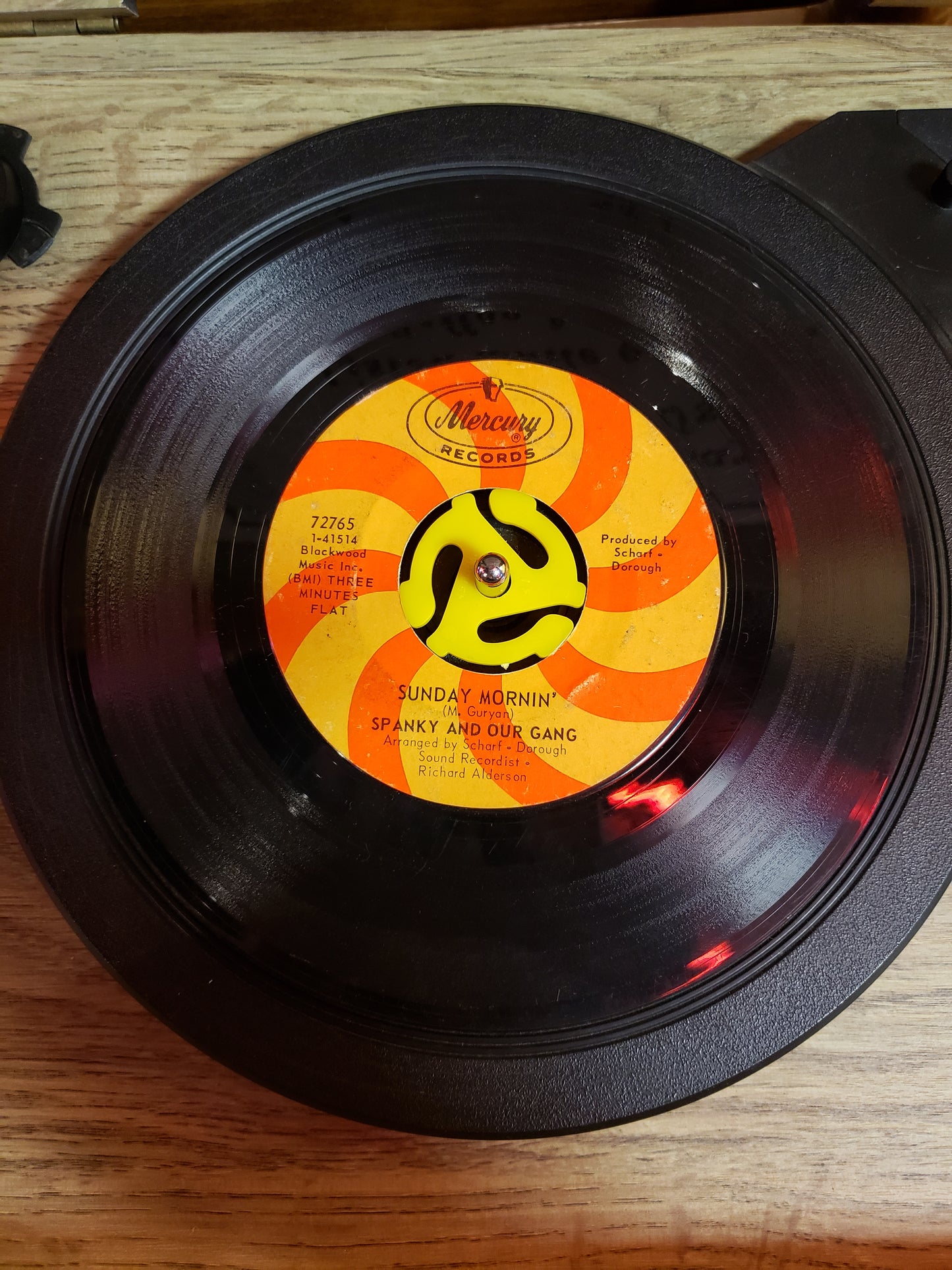 45 RPM record spacer