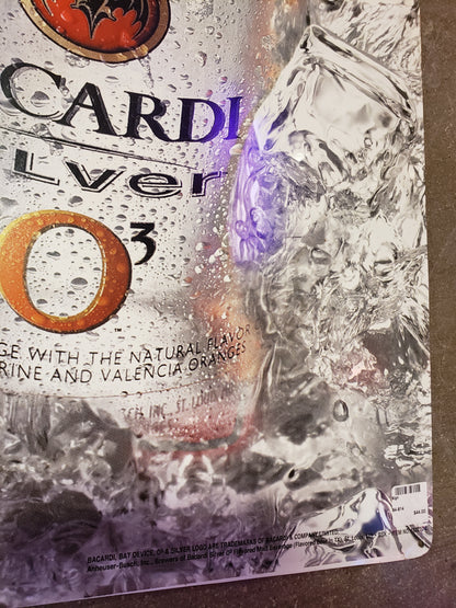 Bacardi Silver pub sign