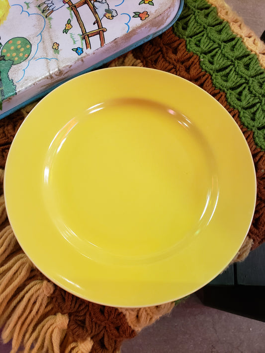 Gladding McBean Yellow Vintage Plate