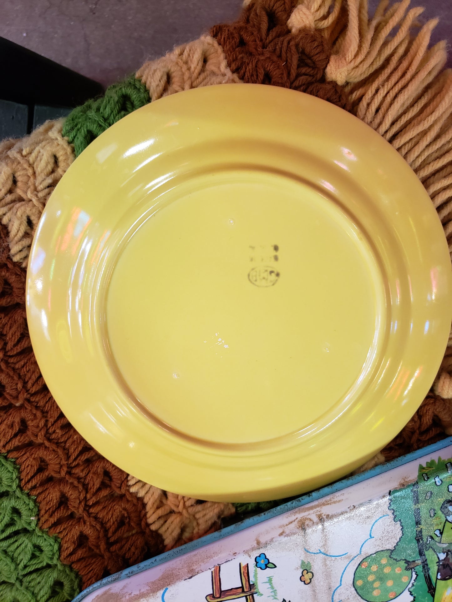 Gladding McBean Yellow Vintage Plate