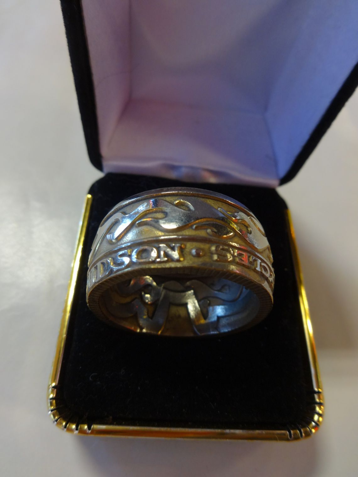 Harley davidson hot sale spinner ring