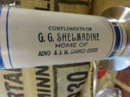 G.G.Shelmadine rolling pin lamp