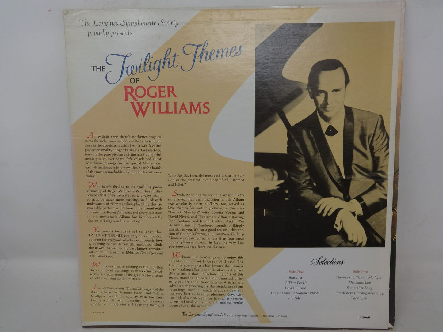 Roger Williams/ The Longines Symphonette Society, Twilight Themes