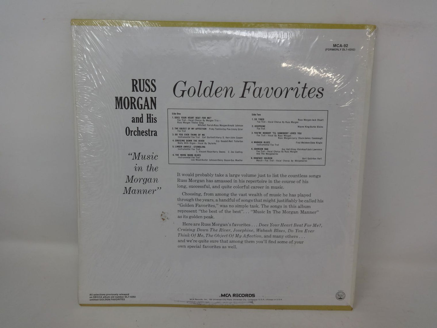 Russ Morgan, Golden Favorites