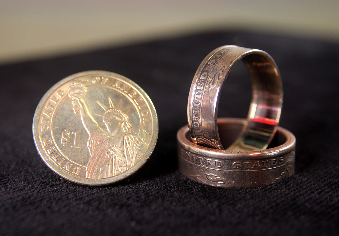 New Presidential Dollar Coin ring