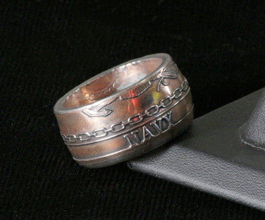 United States Navy coin ring