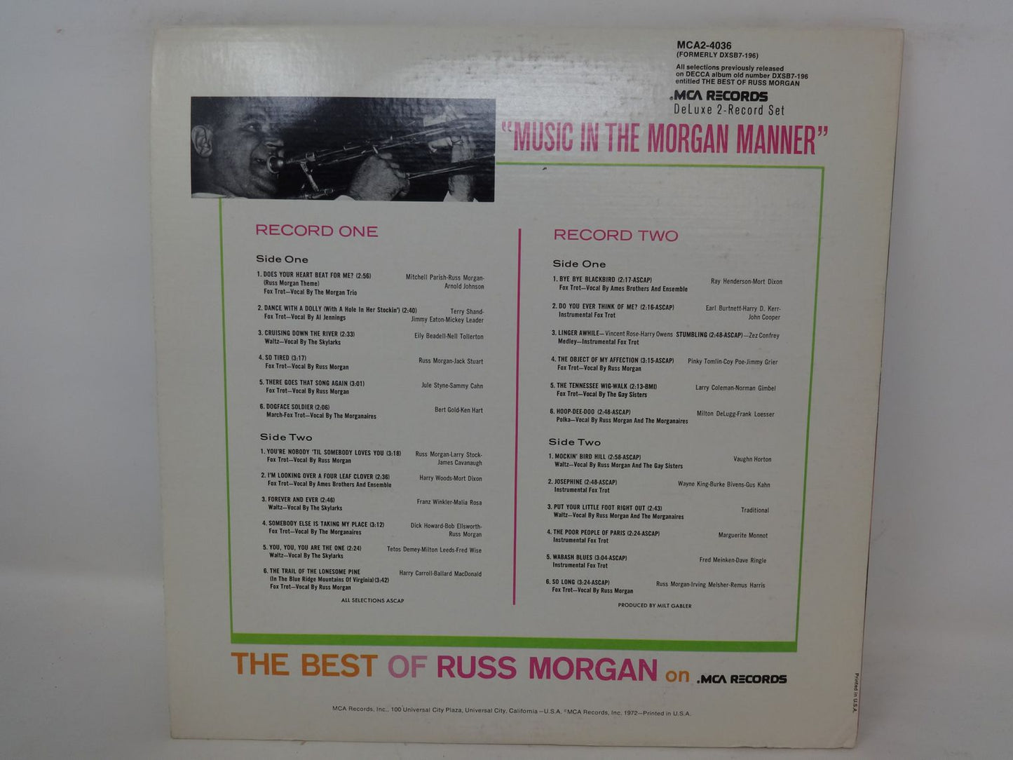 Russ Morgan, The Best of Russ Morgan