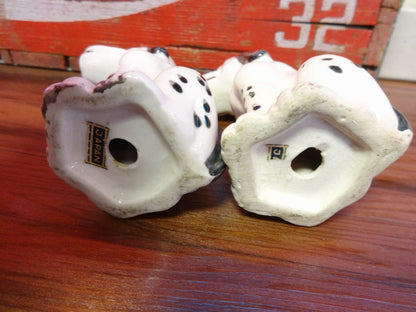 Dalmation salt pepper shaker set