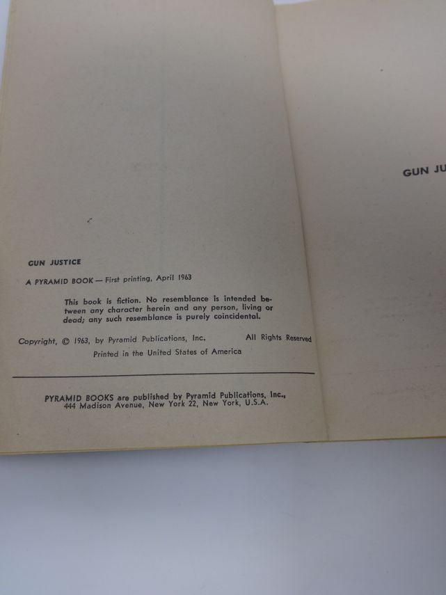 Gun Justice by Bradford Scott