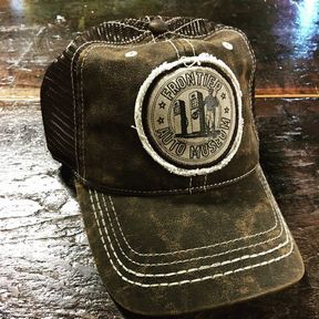Brown Distressed Gas Station Guy Hat