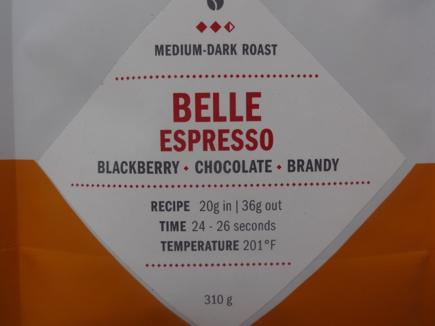 Belle Espresso 310 Grams coffee