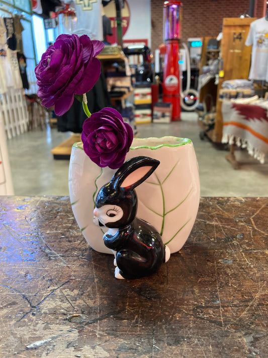 Vintage Bunny Planter