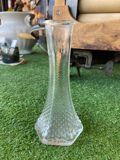 Embossed Glass Vase