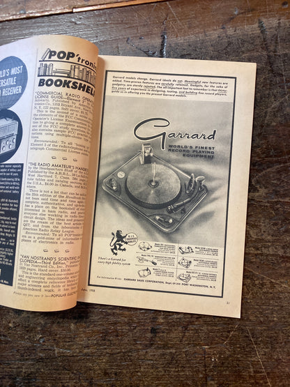 Popular Electronics Magazine June 1958