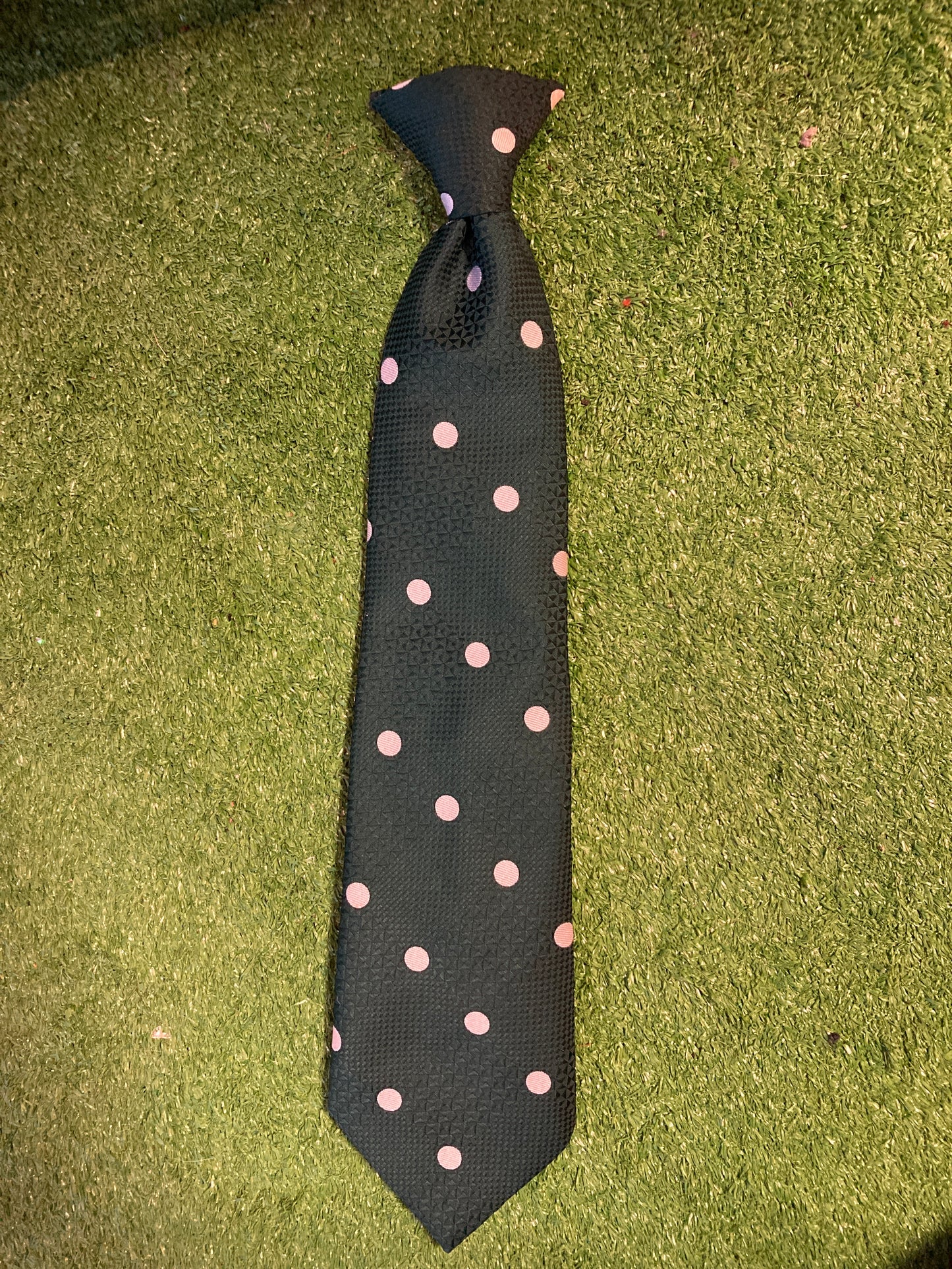 Polka Dot Clip on Tie