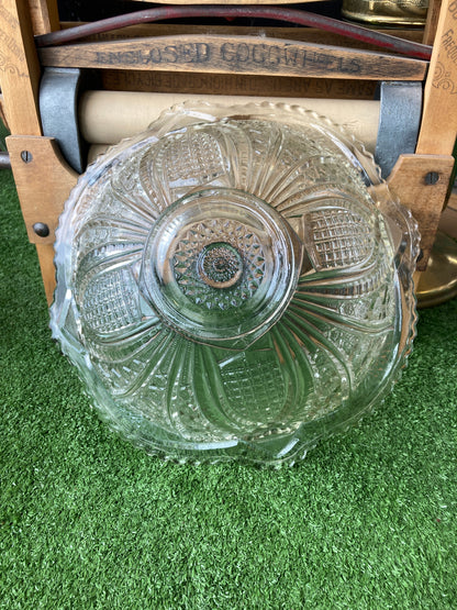 Imperial Cut Glass Serving Bowl