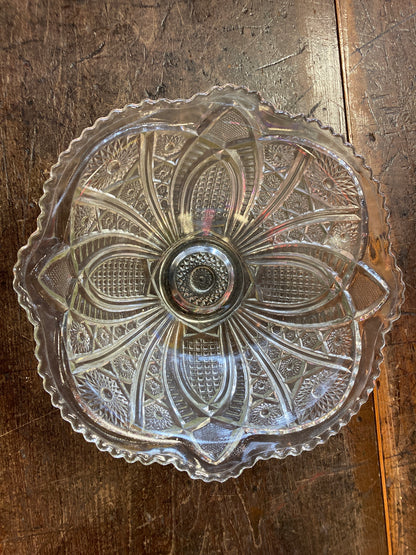 Imperial Cut Glass Serving Bowl