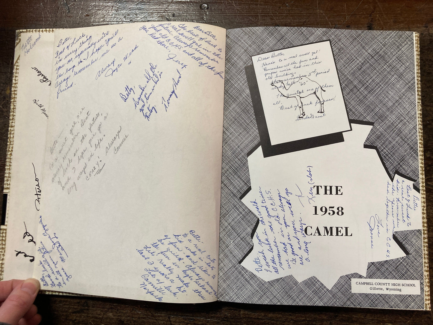 1958 Campbell County High School Yearbook