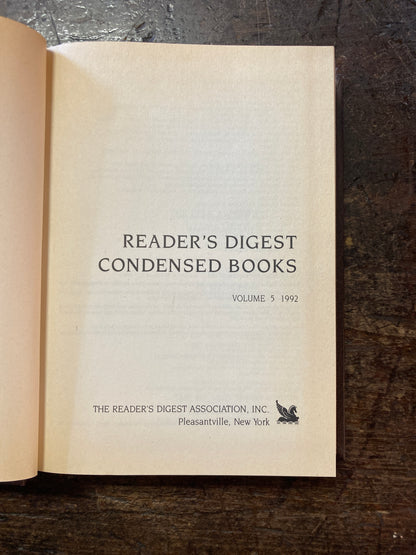 Reader's Digest Condensed Books Volume 5 1992