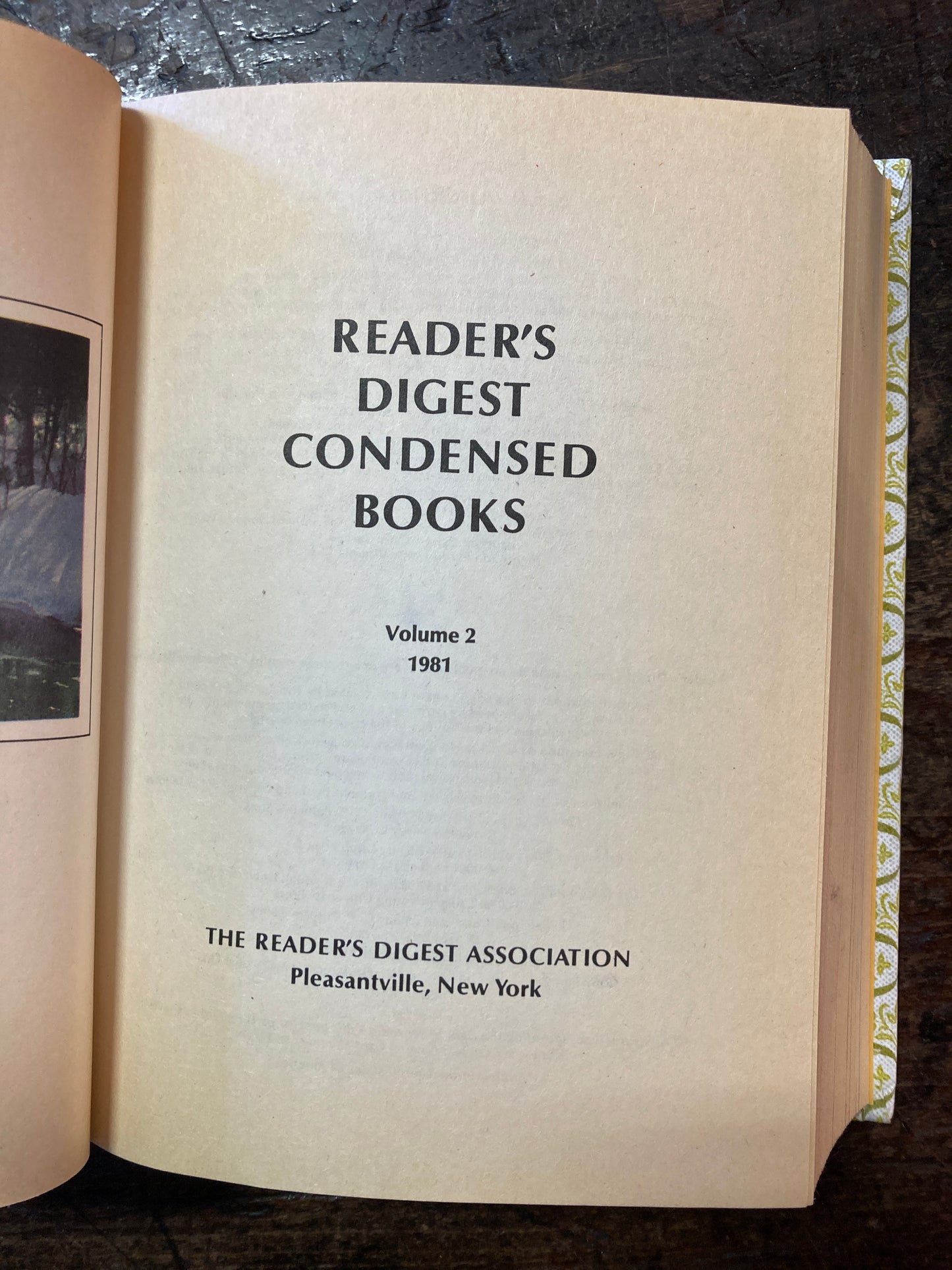 Reader's Digest Condensed Books Volume two 1981