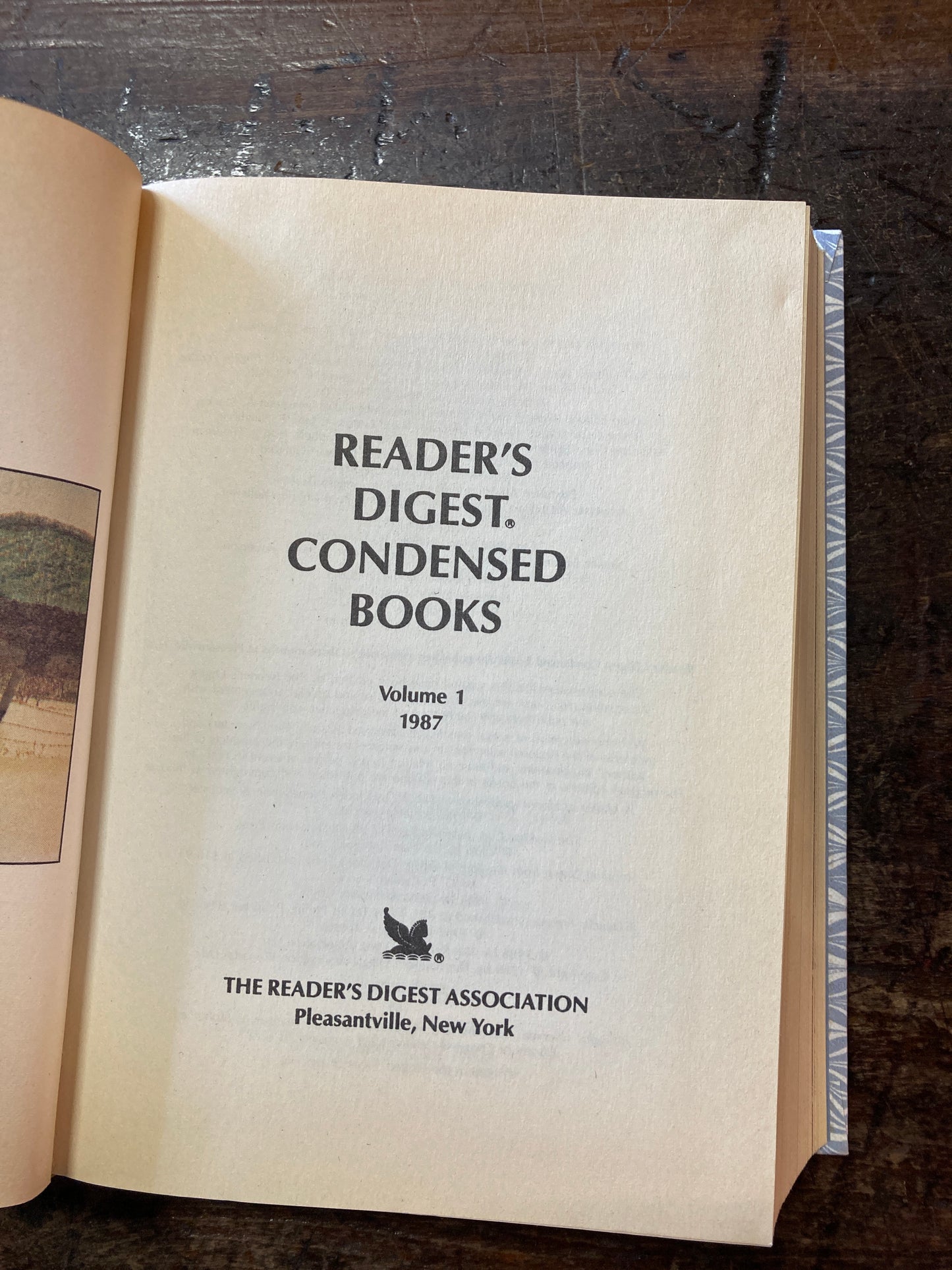 Reader's Digest Condensed Books Volume one 1987