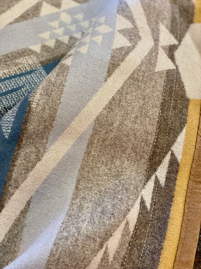 Pendleton Jacquard Standard Sham, Suede / White Sands Tan