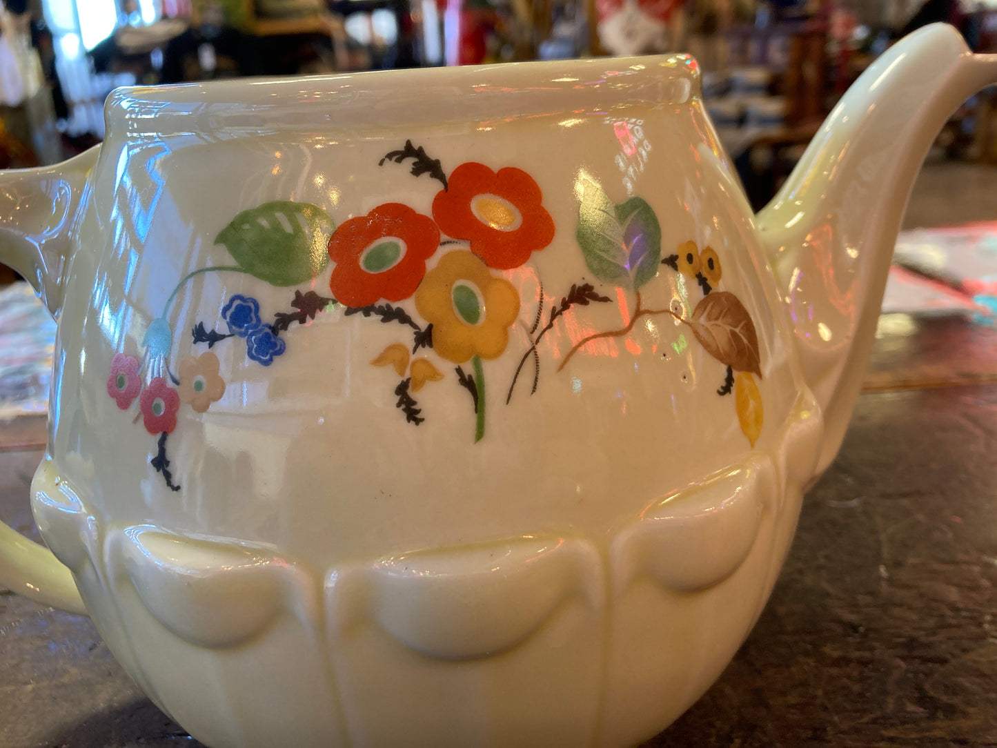 Vintage Floral Coffee Pot