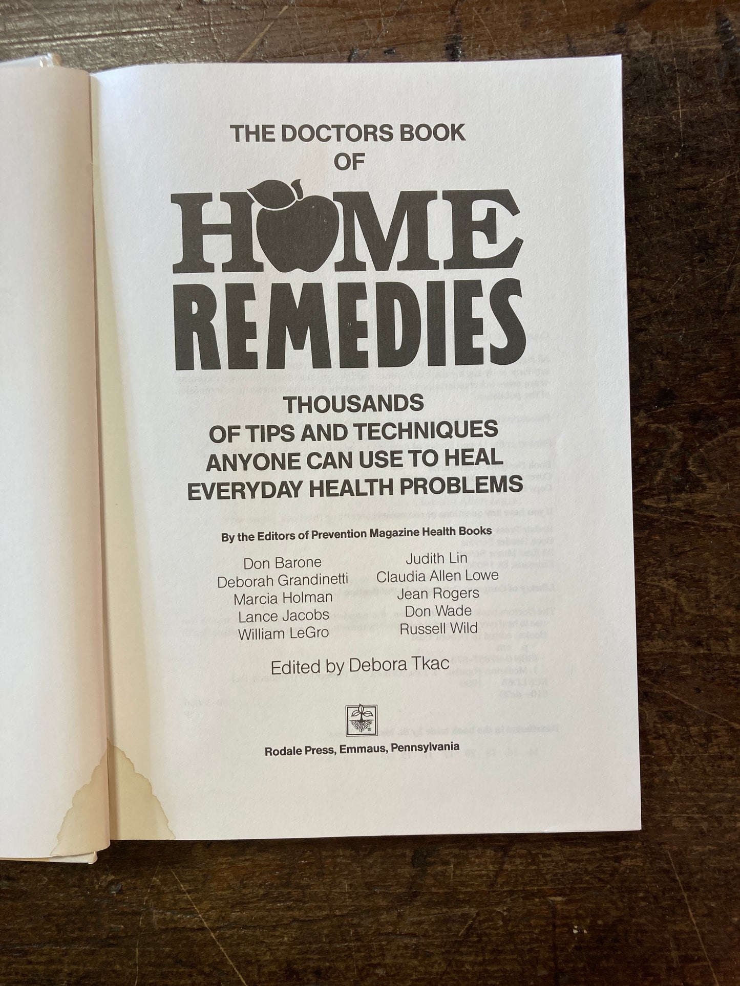 The Doctors Book of Home Remedies