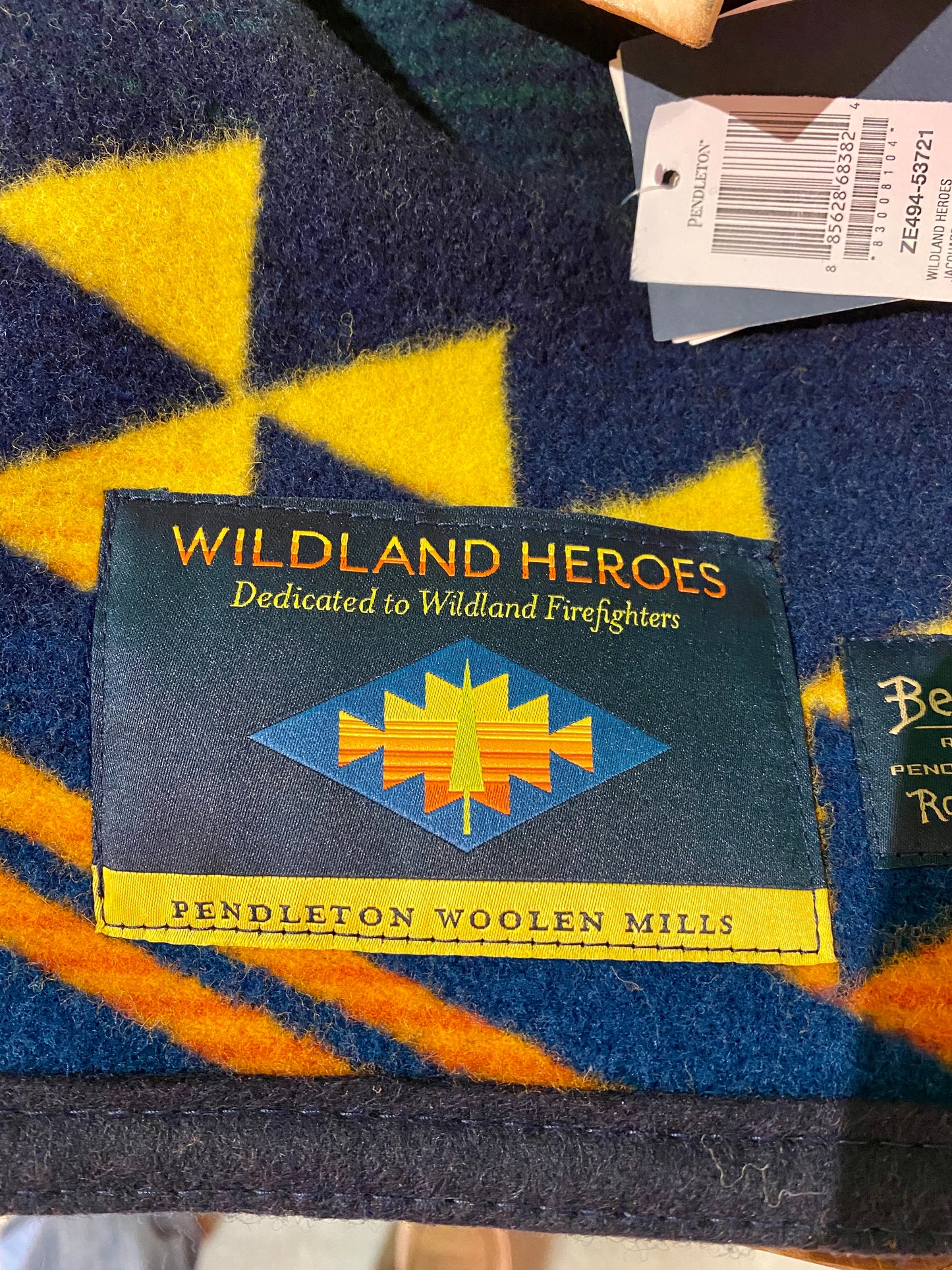 Pendleton Wildland Heroes tribute blanket
