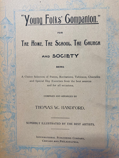 Young Folks Companion Book, Thomas W. Handford