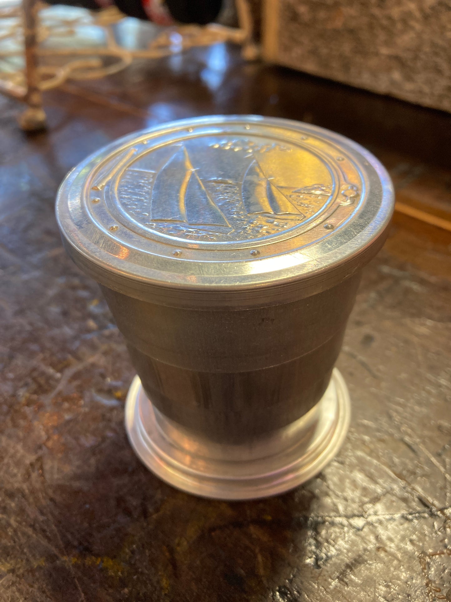 Collapsible Aluminum Cup With Lid