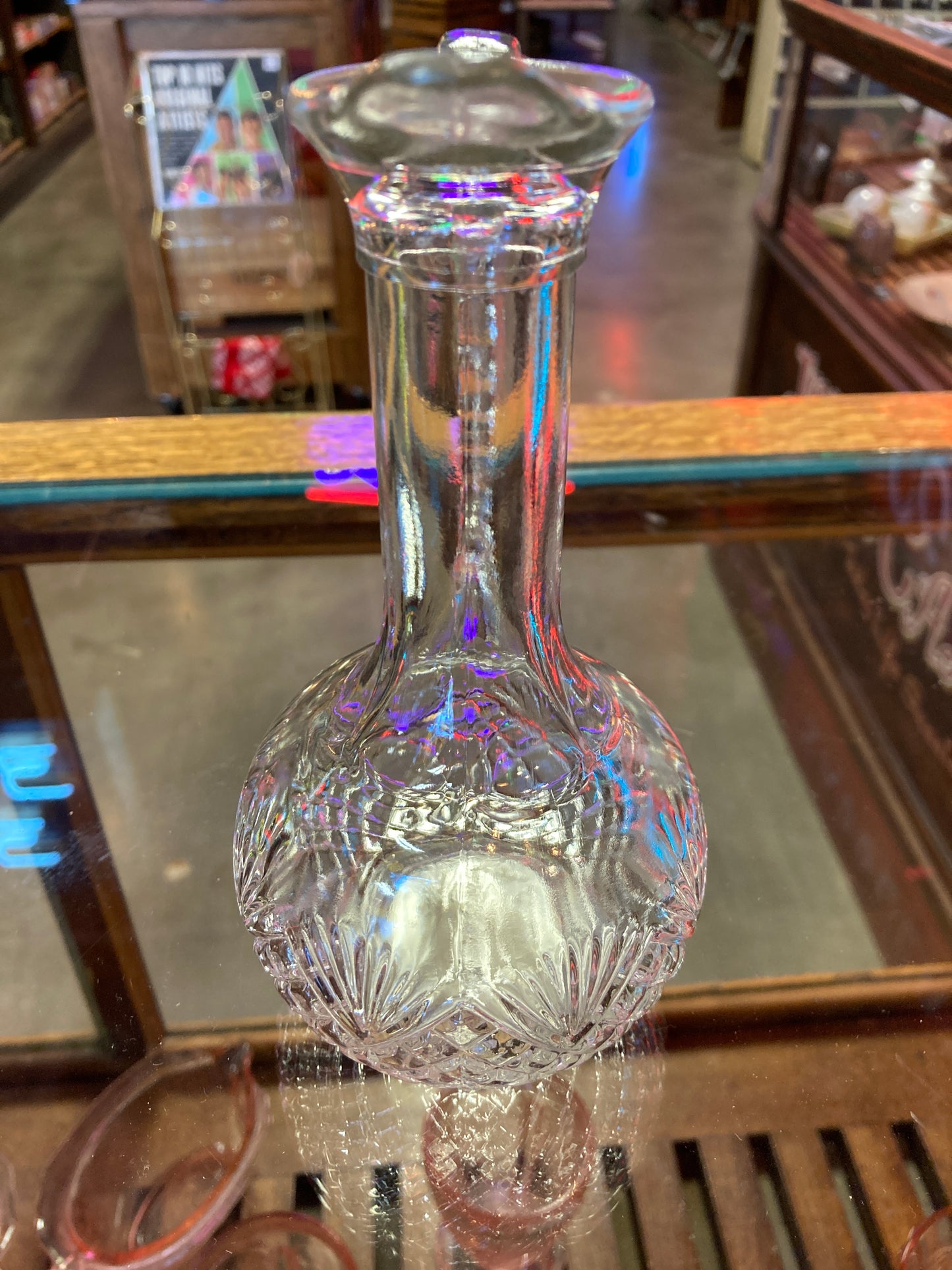 Decanter Cut Glass AVON