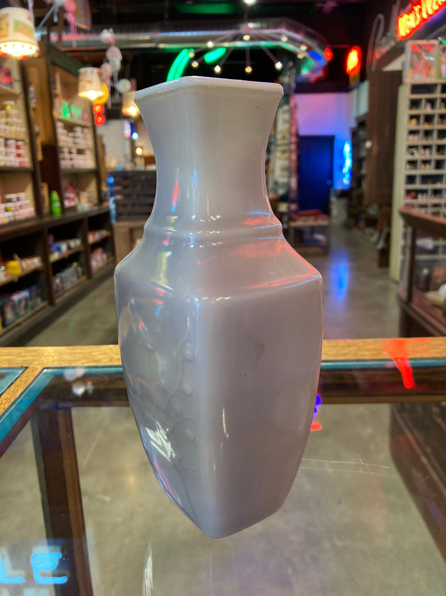 AVON  Gray Japanese Style Vase