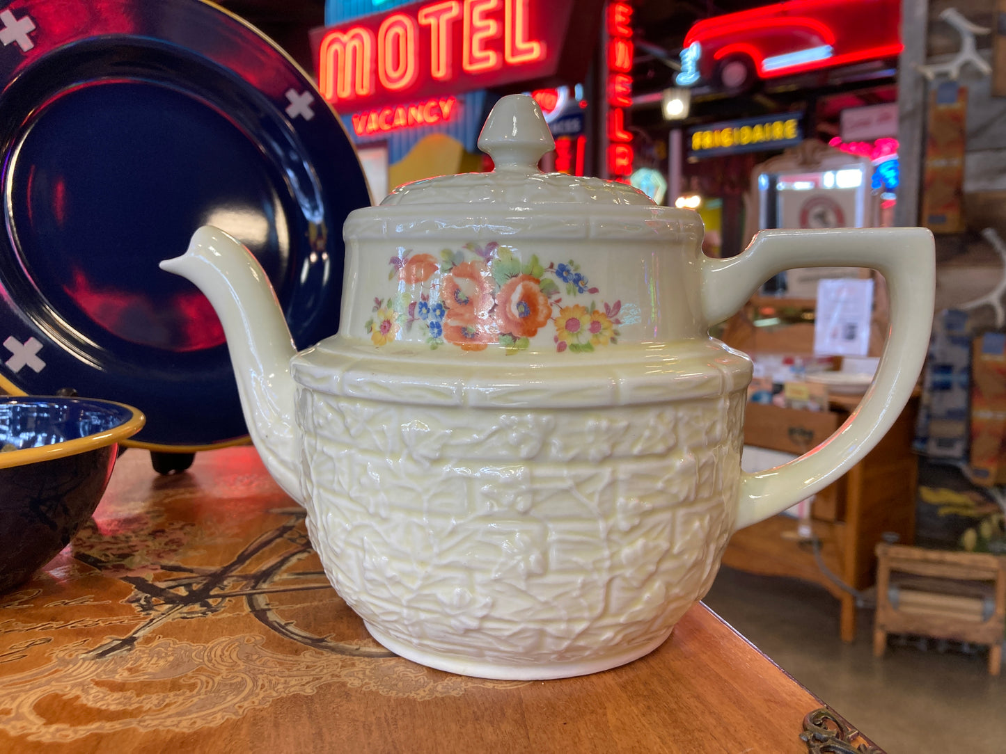 White floral Coffee Pot