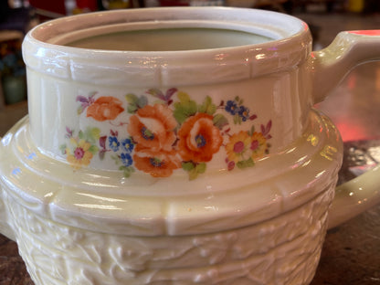 White floral Coffee Pot