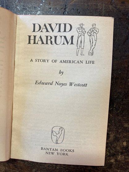 David Harum by Edward Noyes Westcott