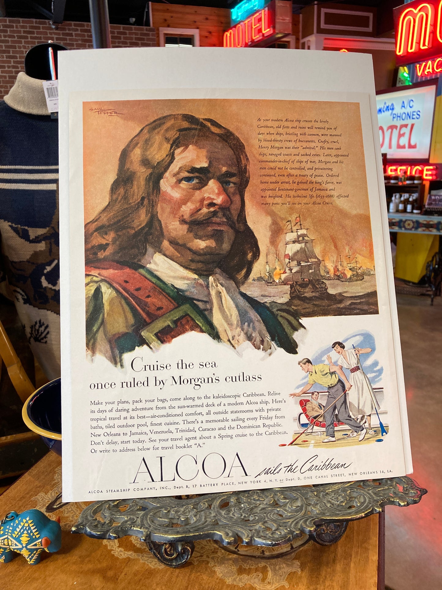 Vintage ALCOA Ship Cruise Ad