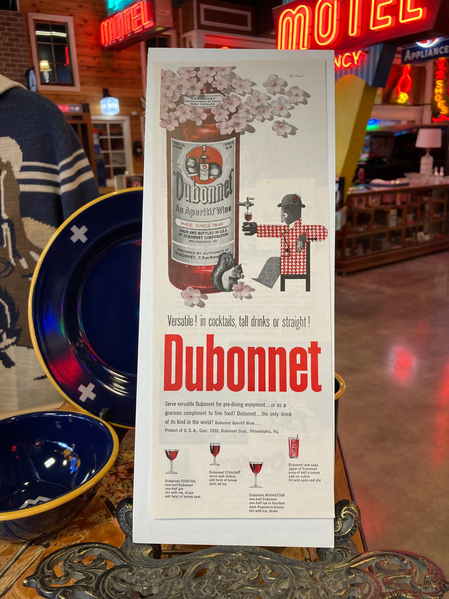 Dubonnet Vintage Ad