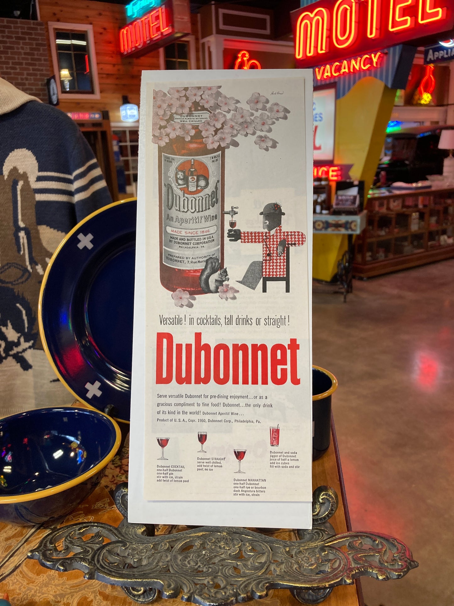 Dubonnet Vintage Ad