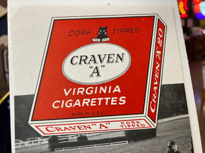 Vintage ad for Craven "A" cigarettes