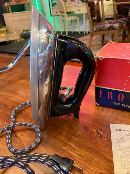 1960s Sunbeam Ironmaster Electric Iron (Model A-11 With Original Box)