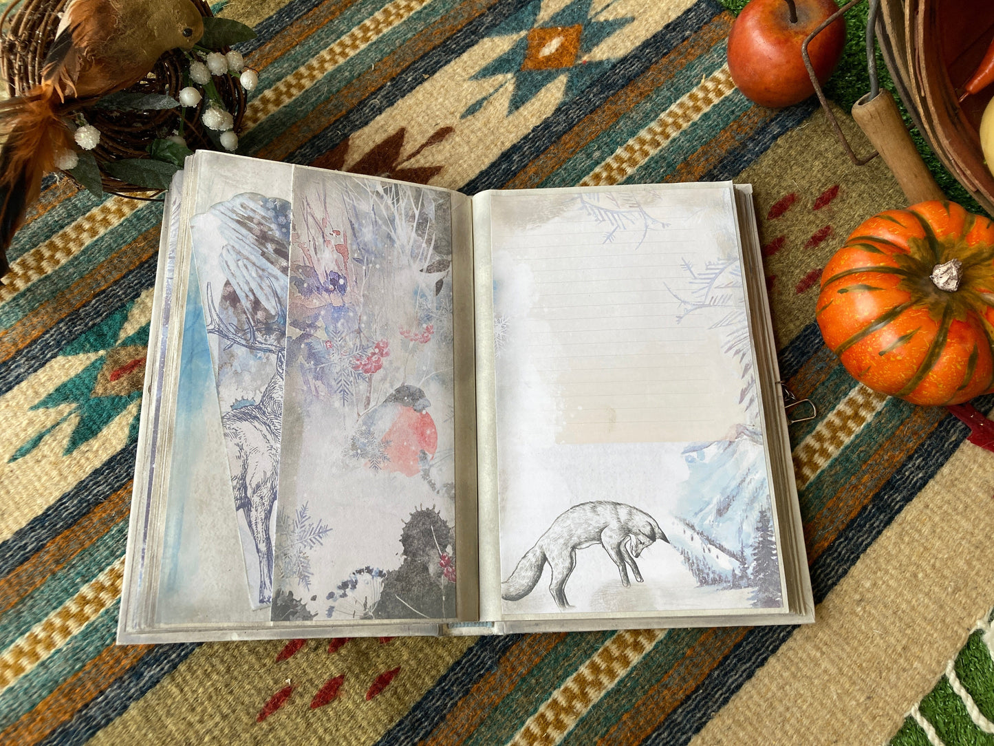 Handmade Journal "A Walk in the Forest"