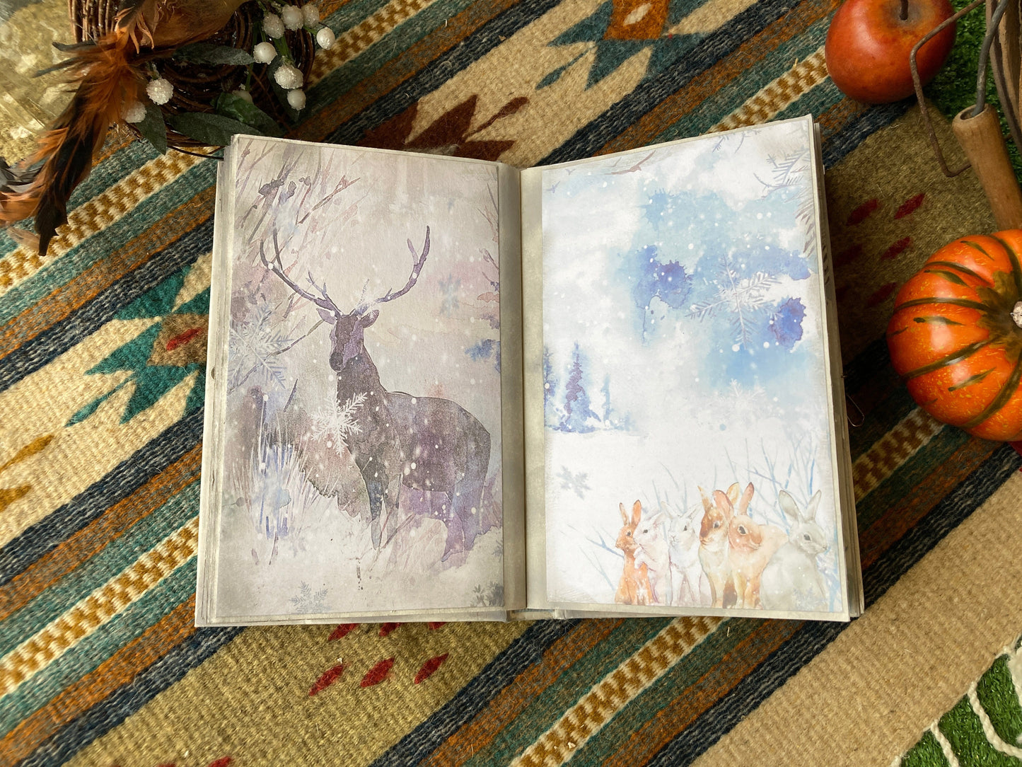 Handmade Journal "A Walk in the Forest"