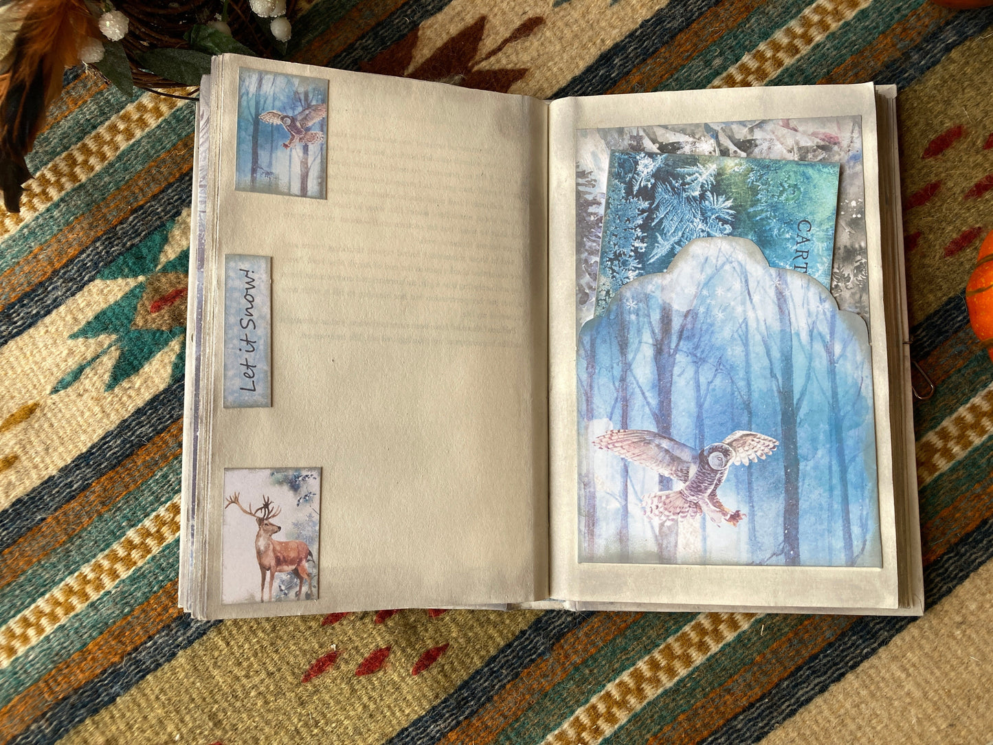 Handmade Journal "A Walk in the Forest"