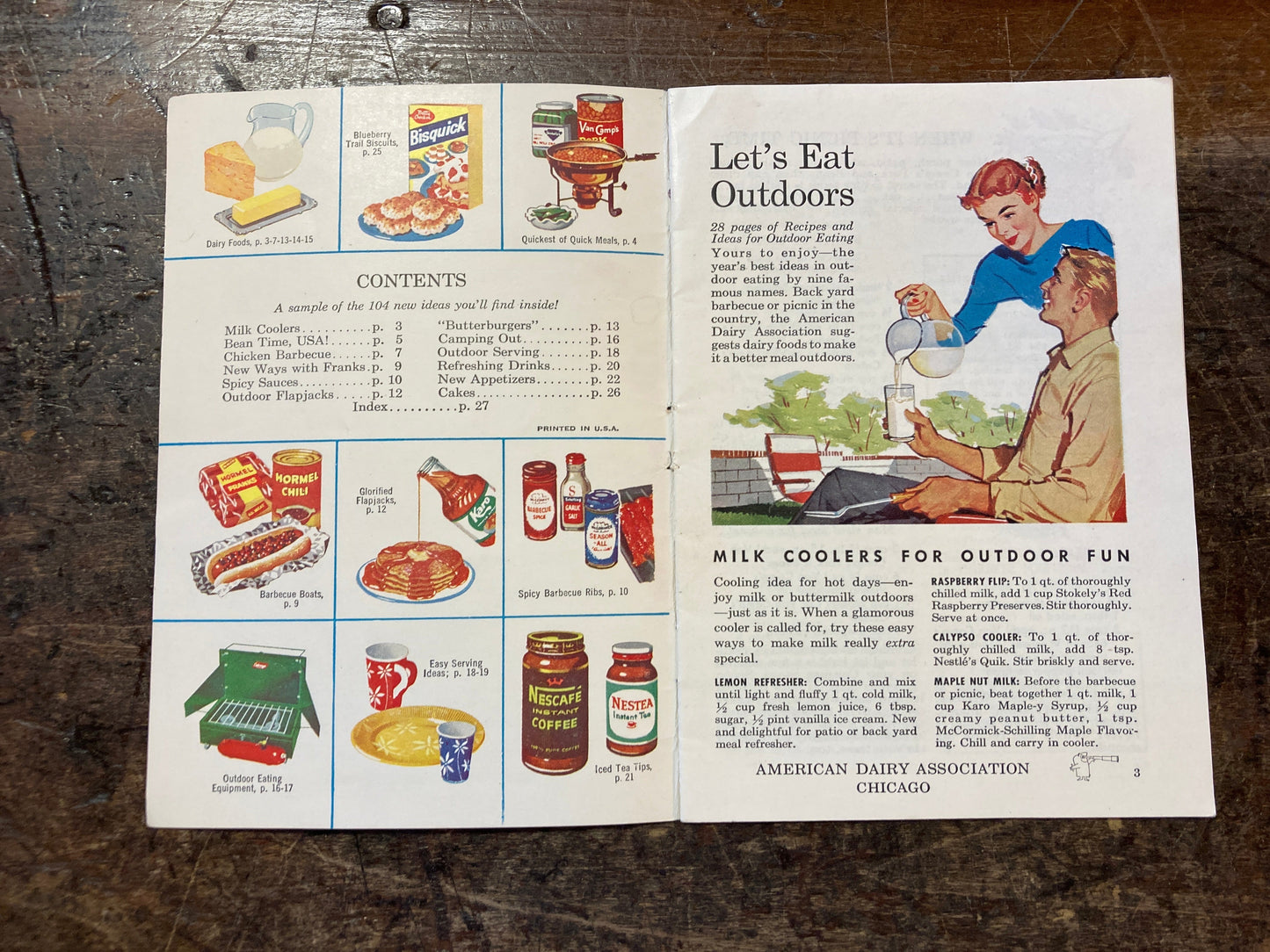 Vintage Recipe Pamphlets 1950s-60s